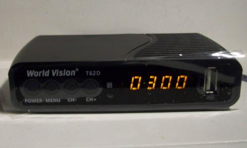 Прошивка для DVB-T2 ресивера World Vision T62D